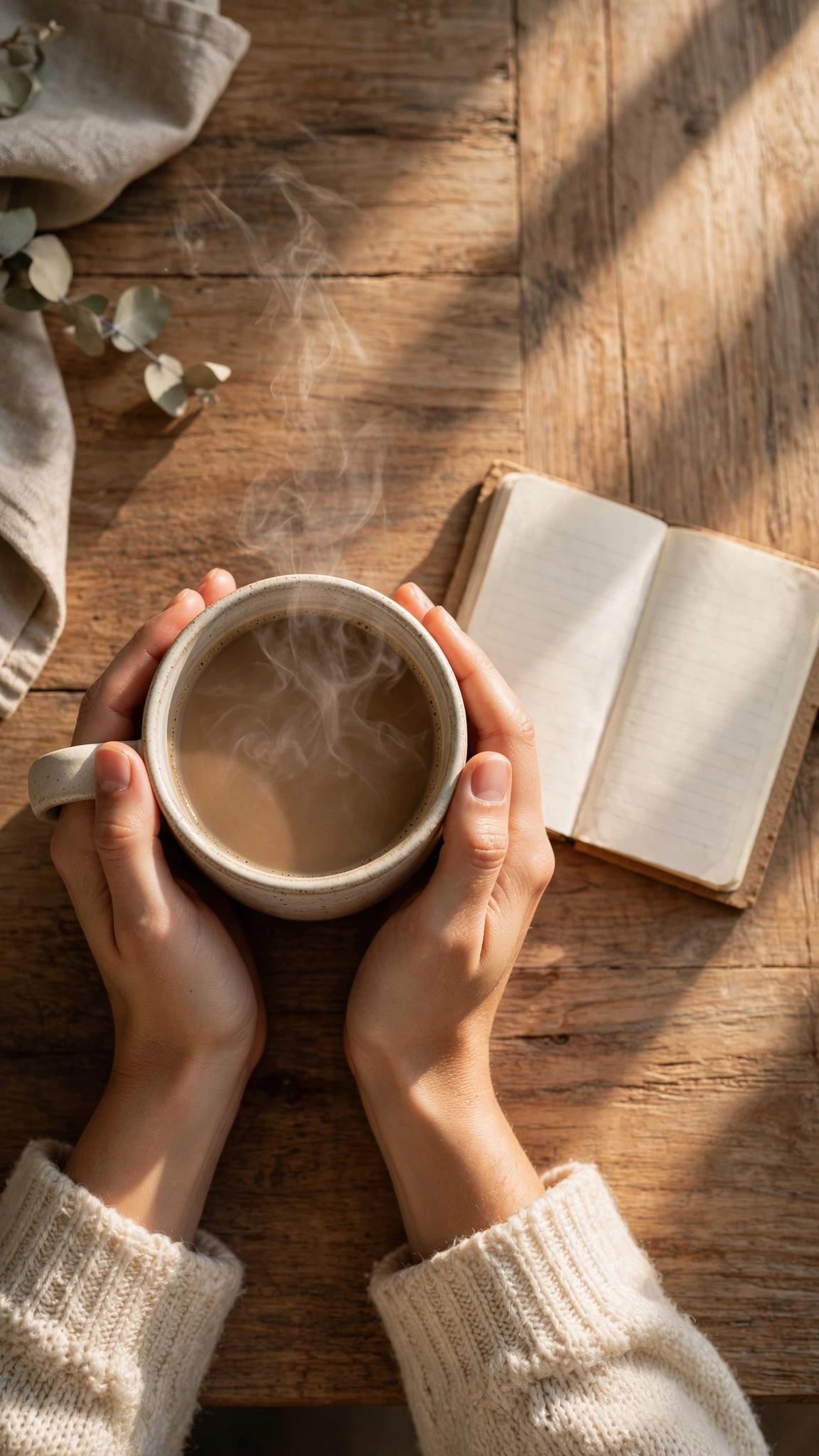 Short Friday morning prayer with coffee